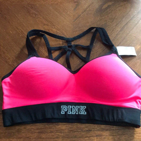 PINK Victoria's Secret Other - NWT PINK Victoria’s Secret HOT red sports bra! 😍